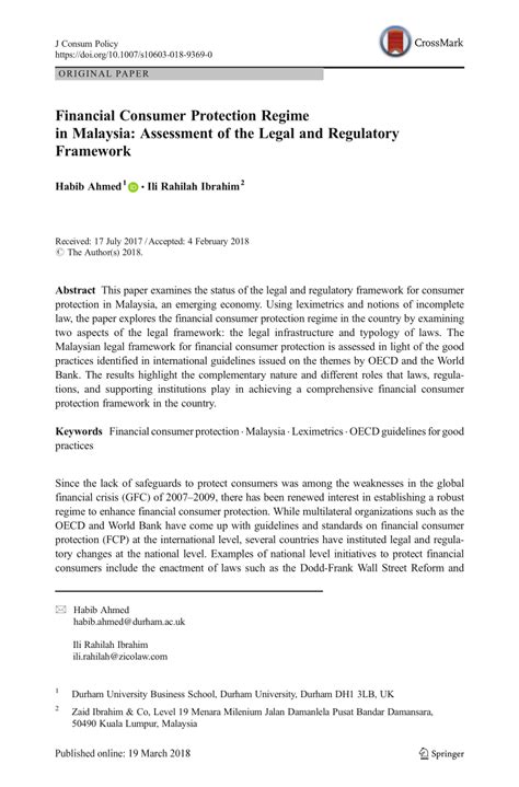 cfg legal in malaysia|Financial Consumer Protection Regime in Malaysia: Assessment  .